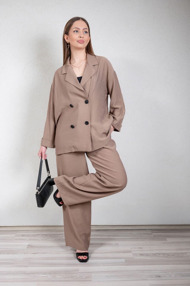 Vizon Pantolonlu Ceket takım