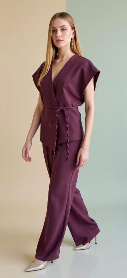 Belden Bağcıklı Yelek