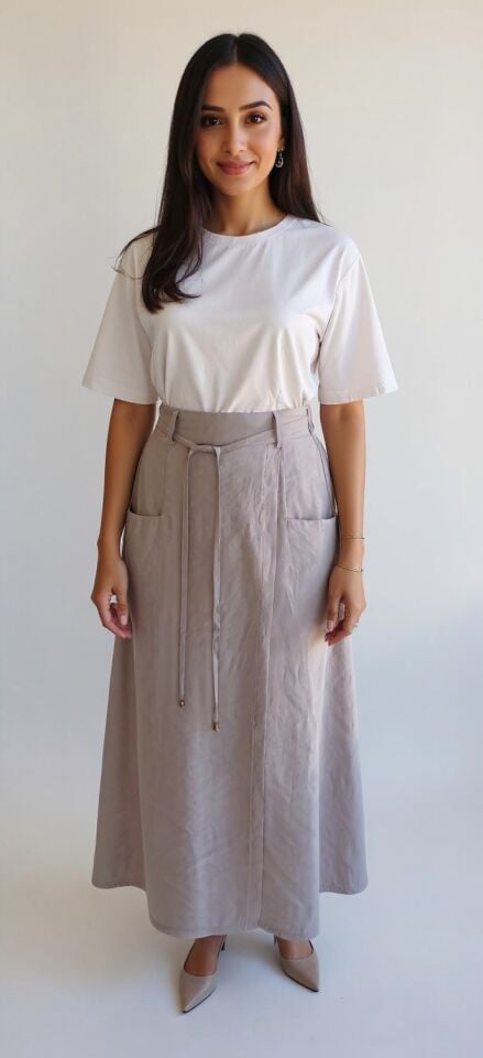 Önden Kapaklı Etek