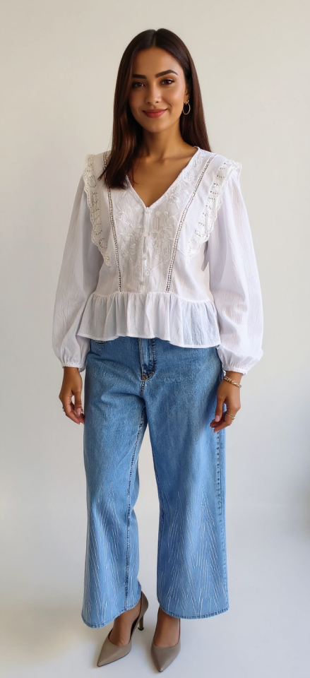 Etnik Desenli Gömlek