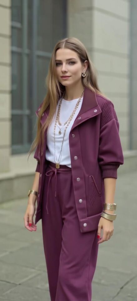 Çıt Çıtlı Mürdüm Takım