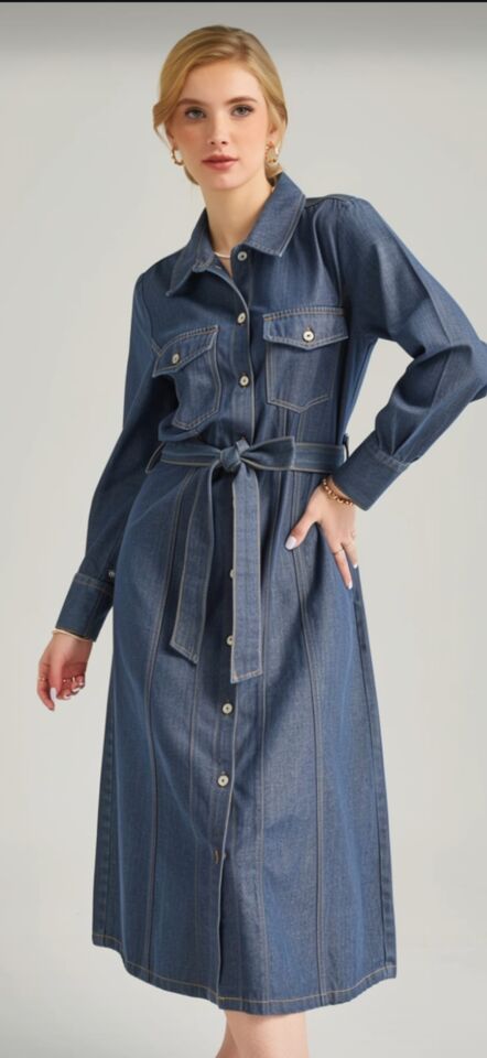 DENİM ELBİSE